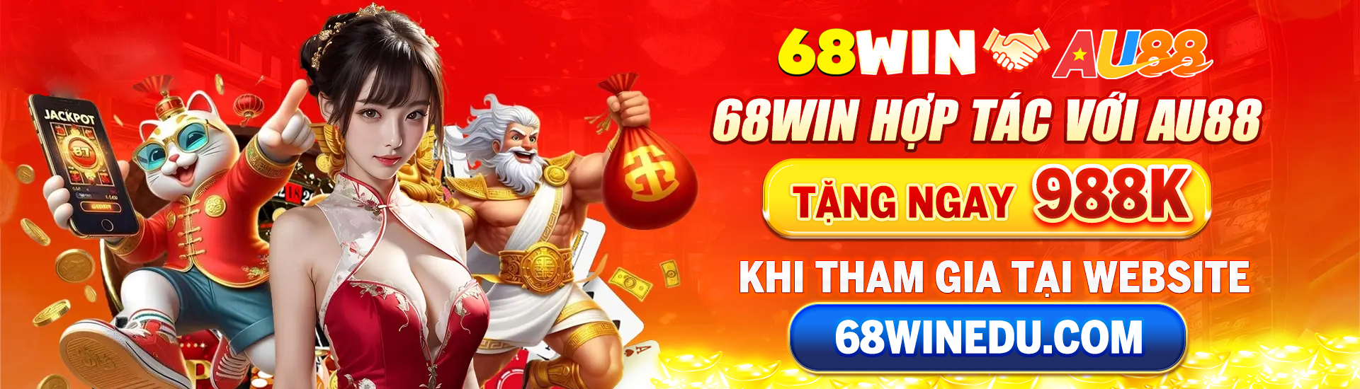68win hợp tác với au88